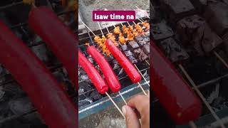 Isaw pulotan isaw inihaw food viralshort shortvideo foodlovers grill tringdingshort [upl. by Acinot]