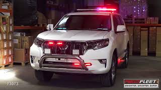 TOYOTA PRADO 2023 Transport Incident Response Commander Vehicles with LED RED BLUE Lights Siren [upl. by Arrim]