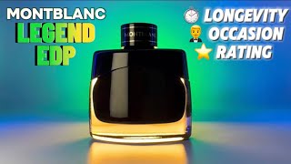 MONTBLANC LEGEND EDP Fragrance Review [upl. by Parrie]