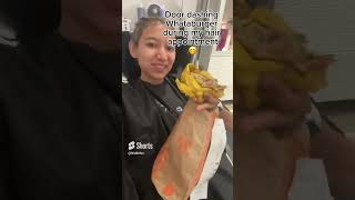 BIG BACK HATH NO ROOM hair food mukbang comedy jokes [upl. by Yeh336]