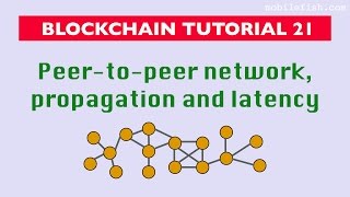 Blockchain tutorial 21 Peertopeer network propagation and latency [upl. by Earaj938]