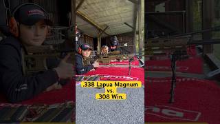 Battle of the sniper rifles  338 Lapua Magnum vs 308 Win  Recoil comparison [upl. by Meyer]