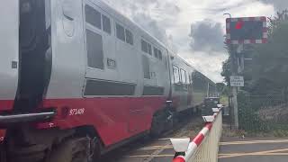 Saxmundham Chantry Road Level Crossing Suffolk Saturday 03082024 [upl. by Schober]