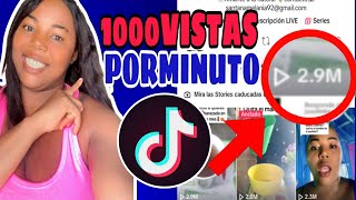 COMO CONSEGUIR MUCHAS VIEWS VISTAS EN TIK TOK 2024  En segundos 😍 [upl. by Atteyek]