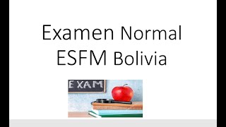 examen normal esfm 20241023 [upl. by Ellehciram740]