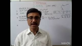 Terpenoids Structure elucidation of Citral [upl. by Steady977]