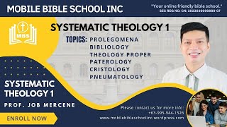 Systematic Theology 1  S32 Bibliology Part 2 Canon of the Bible [upl. by Ycal]