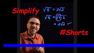 Simplify a Square Root without a Calculator shorts [upl. by Walkling]