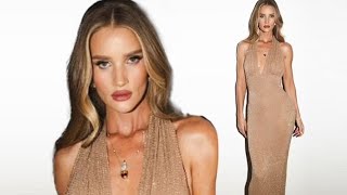 Rosie HuntingtonWhiteley Shines at Academy Museum Gala [upl. by Ellenod]