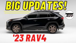 Big Changes for 2023 Toyota Rav4 and RAV4 Hybrid [upl. by Kcirtap]