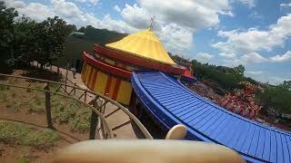 The Barnstormer Roller Coaster  Front Seat POV  Magic Kingdom Walt Disney World Florida [upl. by Musette734]