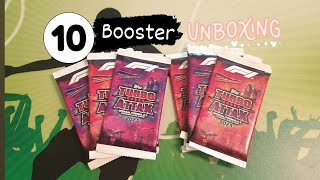 Topps Turbo Attax Formula 1 2023 Trading Cards 😱🔥 10 Booster Unboxing [upl. by Shore]