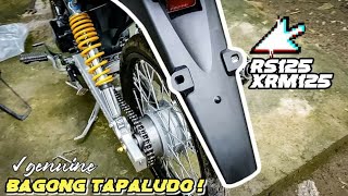 Genuine Rear Fender Install  Rs 125  Xrm 125  ZAFER [upl. by Einyaj]