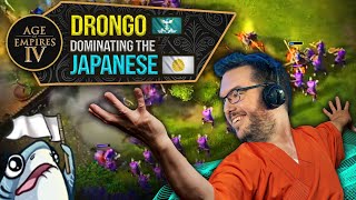 Aussie Drongo faces off versus the Japanese  AoE4 Highlight Games 31 [upl. by Nidroj]