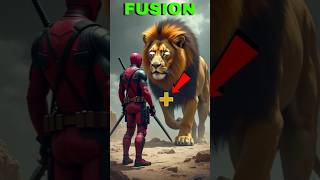 HOW THIS IS POSSIBLE 😨 shorts ai animalfusion superherofusion trending ytshorts deadpool [upl. by Rutherford]