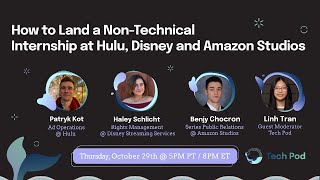 How to Land a NonTechnical Internship at Hulu Disney and Amazon Studios [upl. by Traver866]