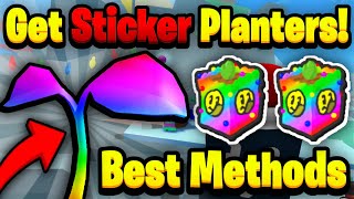 How To Get Sticker Planters FAST Best Methods  Bee Swarm Sticker Update [upl. by Mathis]