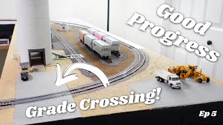 Adding a Grade Crossing New Walthers Kit amp Much More  Ep 5 [upl. by Llesram]