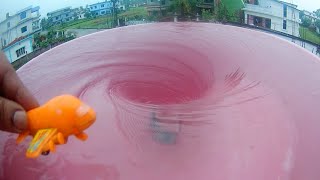 underwater whirlpool VS lots of things whirlpool whirlpools New whirlpool video 1 [upl. by Nit]