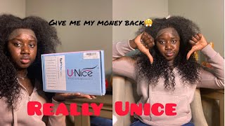 Unice hair Review😭 Refund me ASAP FAIL😤😱Gagaworld [upl. by Arries]