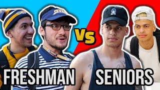 College Freshman vs Seniors [upl. by Fairman660]