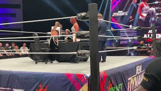 Mercedes Mone vs Britt Baker Contract Signing Full Segment AEW Dynamite 21 August Cardiff England [upl. by Annawak748]