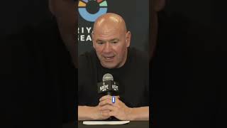 Dana White reacts to Sean O’Malley’s loss ufc [upl. by Nayra]