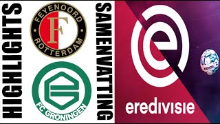 FC Groningen vs Feyenoord 22 Samenvatting  Highlights  Eredivisie 20242025 [upl. by Shandeigh]