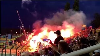 Pyroshow  Hertha BSC vs Brøndby IF 10 280716  EuropaLeague Qualification [upl. by Osric60]