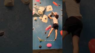 I failed this dyno so many times 😅 V5 6c dyno bouldering climbing climber indoorclimbing [upl. by Marius]