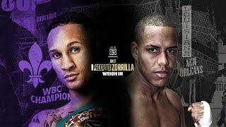 Regis Prograis vs Danielito Zorrilla WeighIn [upl. by Adnirol964]