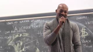 Hamiltons Brandon Victor Dixon Sings Speaks Out For Broadway Advocacy Coalition [upl. by Akiehsal]