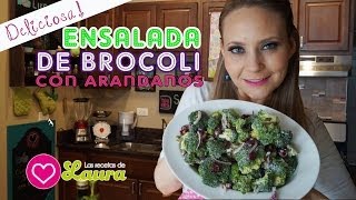 Ensalda de brocoli con Arándanos ♥ Regalo día de las madres [upl. by Kealey]