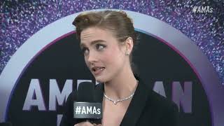 Maddie Hasson Red Carpet Interview I AMAs 2019 [upl. by Adla]