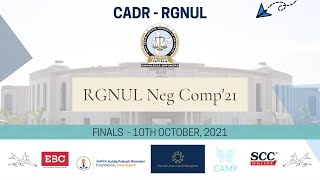 Finals  1st RGNUL National Negotiation Competition 2021 [upl. by Anuahsar23]