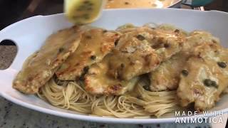 Escalopines en Salsa Piccata [upl. by Lerred]