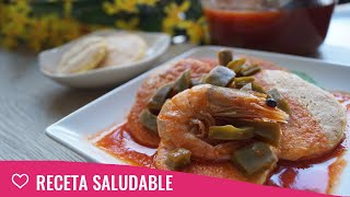 Como hacer TORTITAS DE CAMARÓN con nopales  Comida Saludable [upl. by Eniaral]