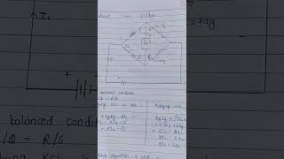 Wheat stone bridge physics class12physics shortvideo [upl. by Grochow]