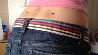 LOWER BACK DERMAL PIERCINGS [upl. by Anahtor]