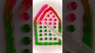 🔴🟡🟢⚪️Water Colour Drops 💦 Satisfying Video oddlysatisfying trending colorsmixing [upl. by Naginarb]