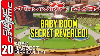 Surviving Mars Gameplay Ep 20 ►HOW TO GROW FAST  BABY BOOM SECRET REVEALED◀ [upl. by Nnylasor]