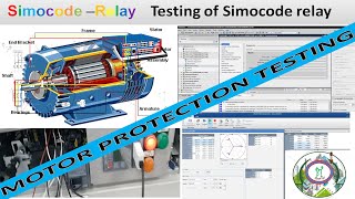 MOTOR PROTECTION TESTING  SIMOCODE RELAY TESTING  motortesting  relay  protection  motor [upl. by Nally]