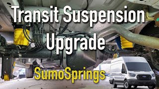 Ford Transit Suspension Upgrade  SumoSprings and Bilstein Rear Shocks for Camper Van [upl. by Renie243]