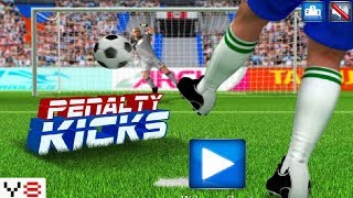 Y8 GAMES FREE  Y8 Penalty Kicks 3D soccer gameplay [upl. by Revlys]