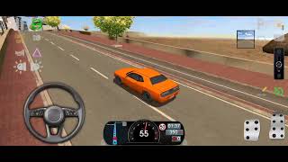 driving school sim pov Dodge Challenger crash☠️ [upl. by Calva]