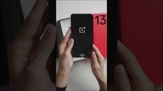 OnePlus 13 Obsidian Secret Realm Unboxing The ebony wood grain glass back cover feels very textured [upl. by Delwyn]