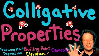 Understanding Colligative Properties Boiling Point Elevation Freezing Point Depression Osmosis [upl. by Llednil]