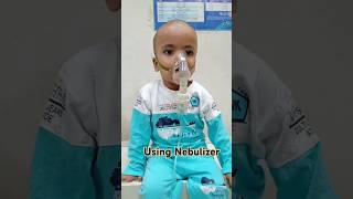 Nebulizing cute baby🤧sick shortsvideo viralvideo baby cute foryou trending nebulizersafe [upl. by Ainak478]