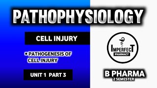 Pathogenesis Of Cell Injury  Mechanism Of Cell Injury  Pathophysiology  B Pharma 2nd Semester [upl. by Ronnholm]