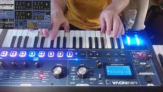 Novation MININOVA 1st patches including a Vangelis Patch [upl. by Ahkihs]